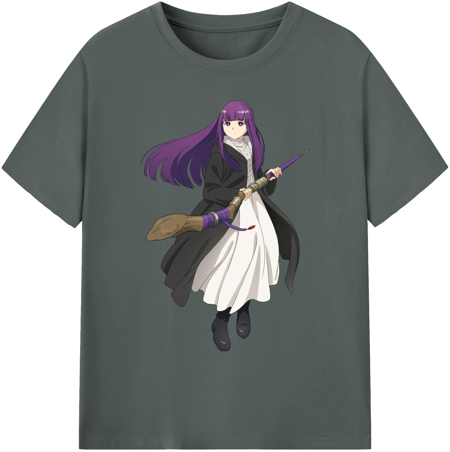 （画像用） 葬送のフリーレン Frieren 綿100％ メンズ半袖Tシャツ｜肌触りやわらか＆通気性